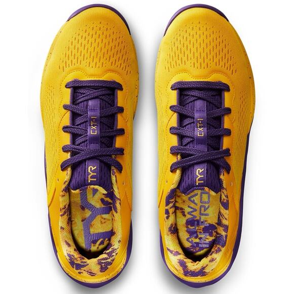 Just in🏋🏻 | TYR CXT-1 TRAINER CROSSFIT SHOE IN YELLOW/PURPLE M7.5 W9 - Picture 4 of 6